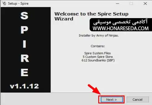 آموزش نصب و کرک سینتی سایزر اسپایر Spire