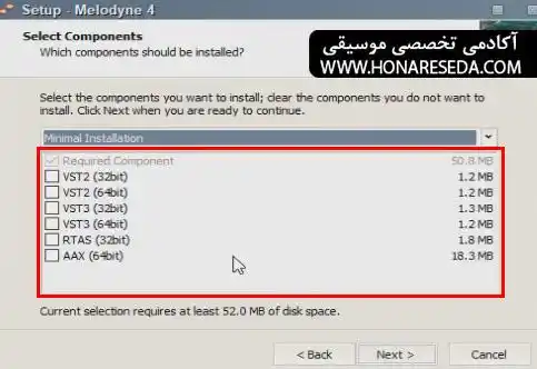 آموزش نصب کردن ملوداین