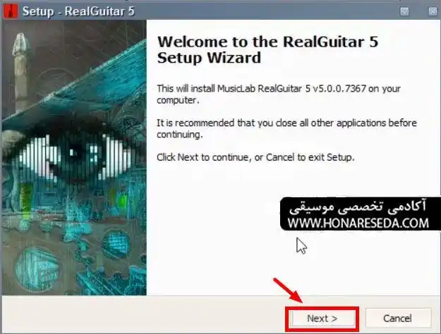 آموزش نصب RealGuitar