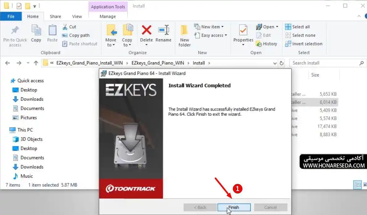 آموزش نصب EZkeys 