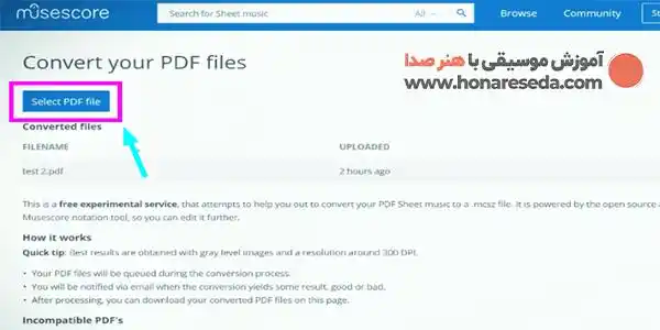 تبدیل پارتیتور به فایل میدی