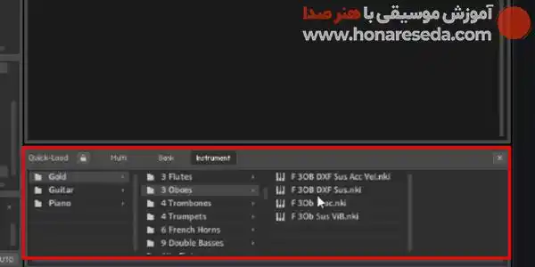 فهرست بندی بانک صدا های کانتکت