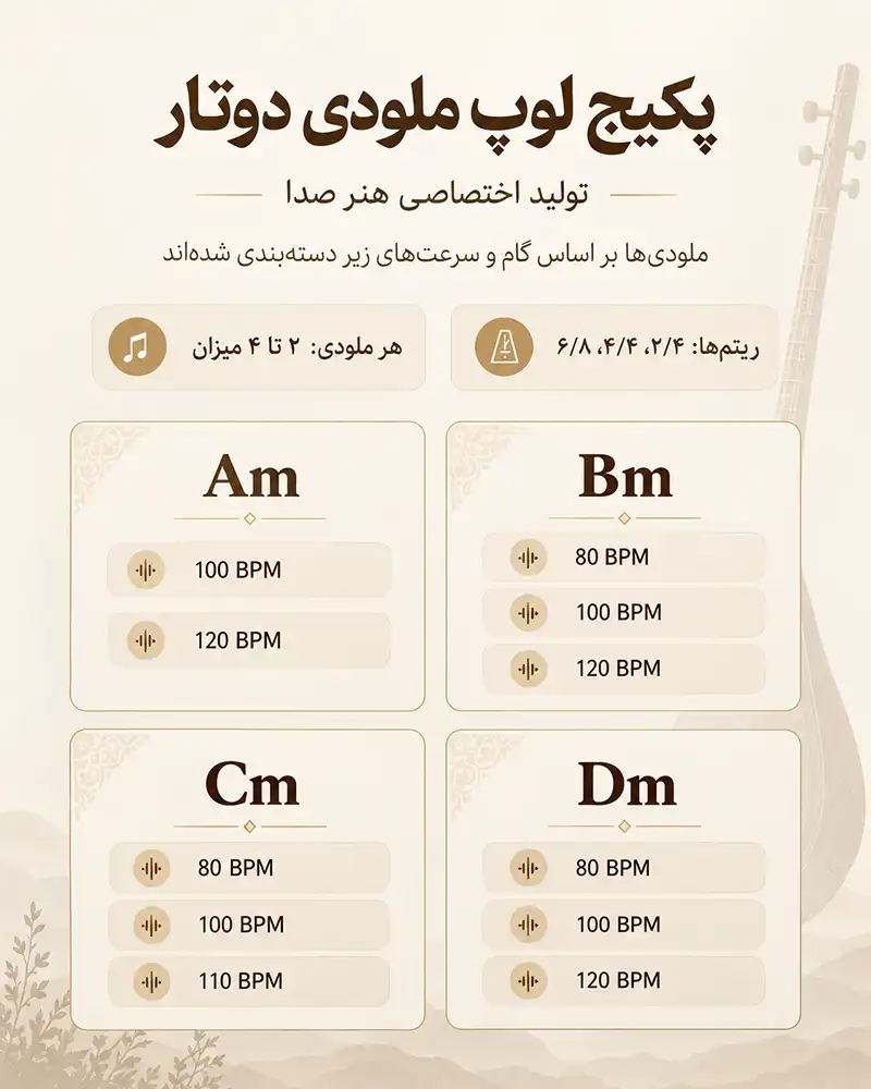 لوپ ملودی دوتار